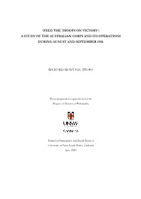 'Feed the Troops on Victory': a Study of the Australian