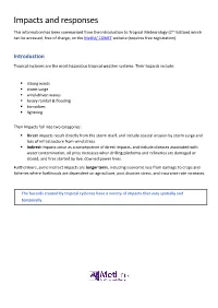 Impacts and Responses