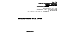 Information Bulletin of Card Account