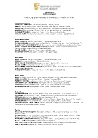 Nominations List