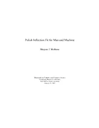 Polish Inflection Fit for Man and Machine