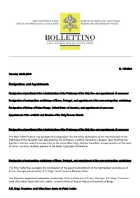 Resignations and Appointments