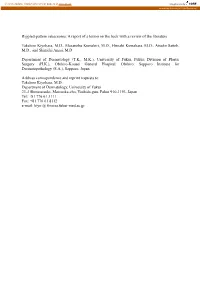 Rippled-Pattern Sebaceoma: a Report of a Lesion on the Back with a Review of the Literature