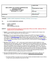 Unemployment Insurance Program Letter No. 30-02, Change 2