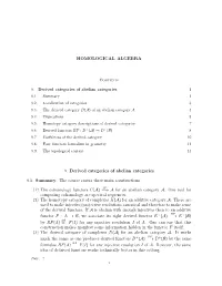 Chapter 9. Derived Categories
