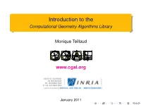Computational Geometry Algorithms Library