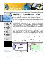 Stress-Strain Concepts Revisited-Part 2-Issue 46-October 2012