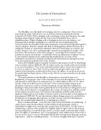 The Limits of Description