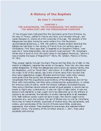 A History of the Baptists