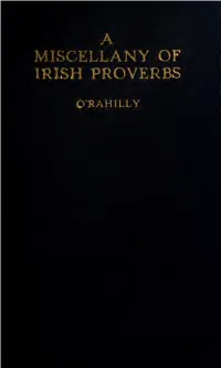 A Miscellany of Irish Proverbs