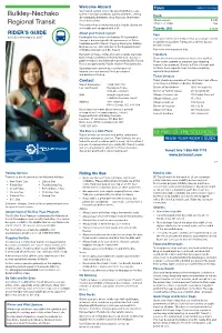 Bulkley-Nechako Regional Transit