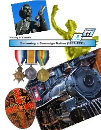 Cluster 3: Becoming a Sovereign Nation (1867