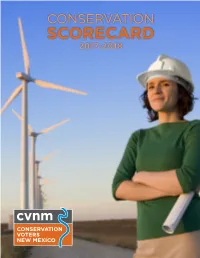 Conservation Scorecard 2017-2018
