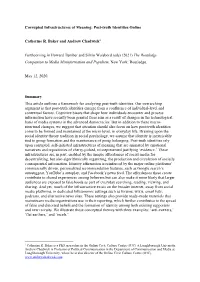 Corrupted Infrastructures of Meaning: Post-Truth Identities Online