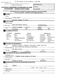 [OWNER of PROPERTY NAME (Curator, Donald L