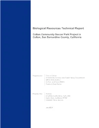 Biological Resources Technical Report