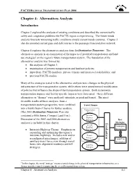 E Valuation E Valuation Chapter 4: Alternatives Analysis