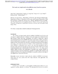 Fast and Easy Single-Molecule Pulldown Assay Based on Agarose Microbeads