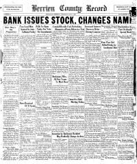Im Irit BANK ISSUES STOCK, CHANGES NAM!