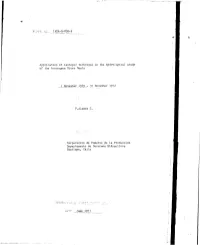 '-?'; KG, IAEA-R-80Q-P Application of Isctopic Technique in the Hydrolog-Ical Study of the Aconcagua River Basin L Wqvember