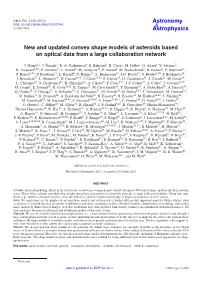 New and Updated Convex Shape Models of Asteroids Based on Optical Data from a Large Collaboration Network