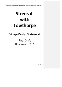 Village Design Statement FINAL DRAFT 251113 -1921 SUBMITTED