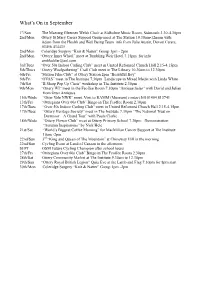 What's on in September