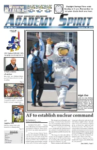 AF to Establish Nuclear Command