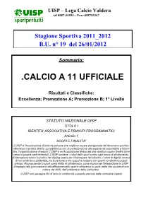 Calcio a 11 Ufficiale