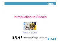 Introduction to Bitcoin