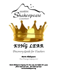 KING LEAR Discovery Guide for Teachers