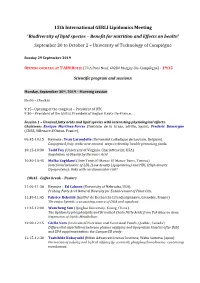 Programme GERLI 2019