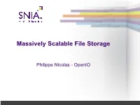 SNIA MSFS Tutorial