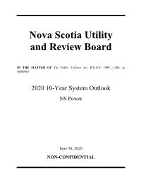 2020 10-Year System Outlook