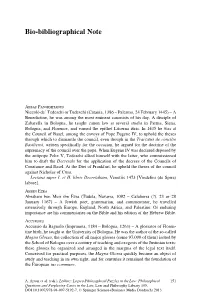 Bio-Bibliographical Note