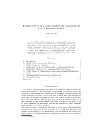 HAMILTONICITY in CAYLEY GRAPHS and DIGRAPHS of FINITE ABELIAN GROUPS. Contents 1. Introduction. 1 2. Graph Theory: Introductory