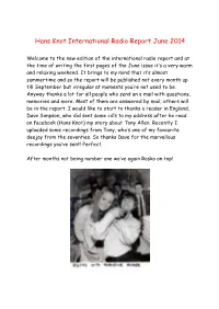 Hans Knot International Radio Report June 2014