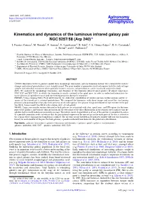 Kinematics and Dynamics of the Luminous Infrared Galaxy Pair NGC 5257/58 (Arp 240)? I
