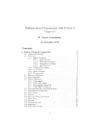 Multiparadigm Programming with Python 3 Chapter 6