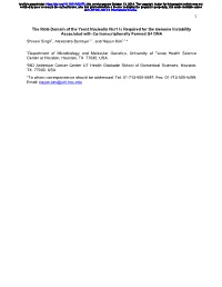 The RGG Domain of the Yeast Nucleolin Nsr1 Is Required for The