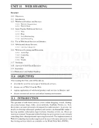 UNIT 11 WEB SHARING Web Sharing