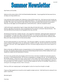 2019 Summer Newsletter.Pdf