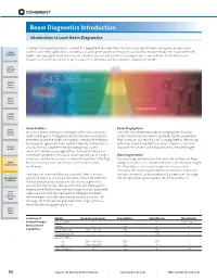 Beam Diagnostics Introduction Introduction to Laser Beam Diagnostics