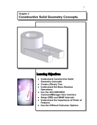 Constructive Solid Geometry Concepts