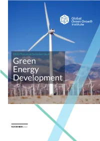 GGGI Technical Guideline No.4 – Green Energy Development