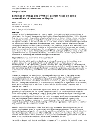 Notes on Some Conceptions of Interview in Dispute