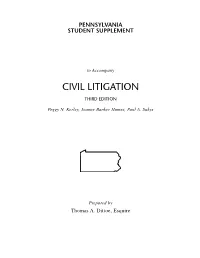 PA Civil Litigation