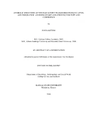 Symbolic Structure of the Post-Soviet Transformations in Latvia and Emigration: Avoiding Shame and Striving for Hope and Confidence
