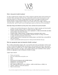 What Is Integrative Health Coaching? Are There Health Behavior Changes