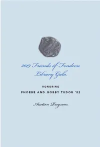 2019 Gala Auction Program